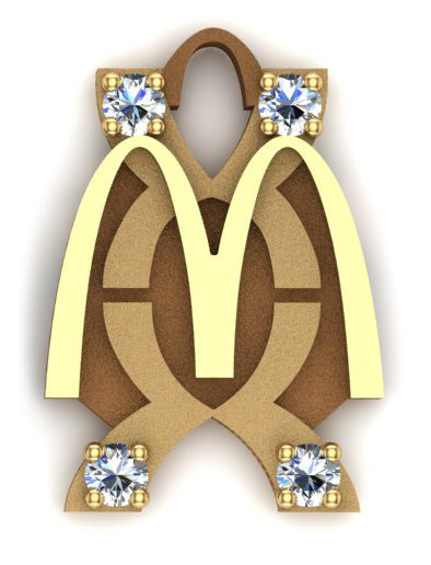 McDonald's Twenty-Year Anniversary Charm – Distinguished Gemstone Collection