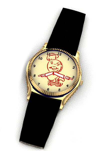 McDonald’s Lady’s Gold Dial Watch with Animated Speedee