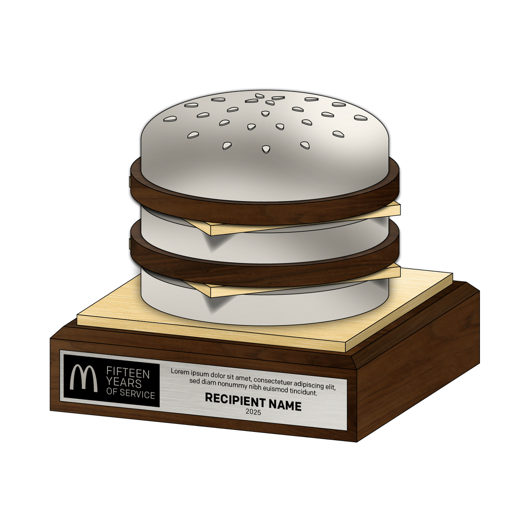 Big Mac Milestone Trophy - 15 Years of Service Award