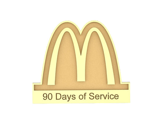 McDonald’s Badge Accent – Custom Badge Add-On for Name Badge Enhancement