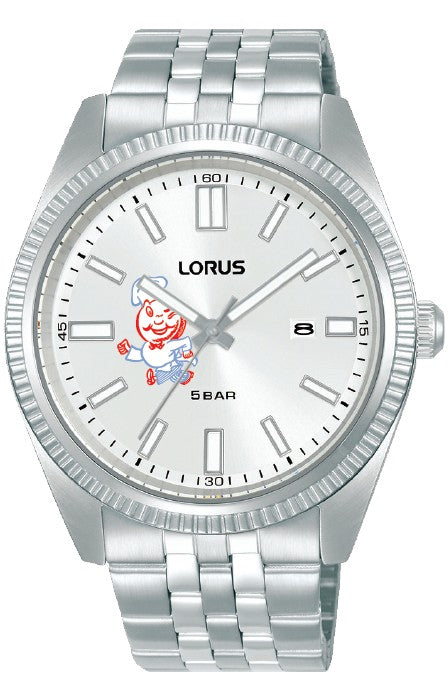 McDonald’s Men's Silver Tone Watch with Animated Speedee