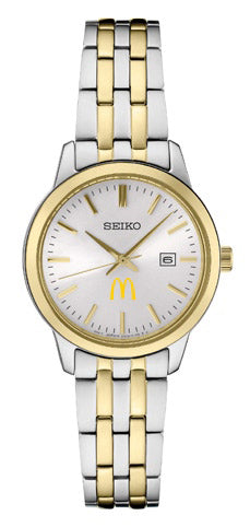 Seiko McDonald's Women's Essential Two-Tone Watch with Silver Dial