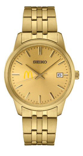 Seiko McDonald's Men's Essential Gold Watch with Gold Dial