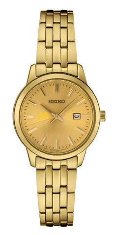 Seiko McDonald's Women's Essential Gold Watch with Gold Dial