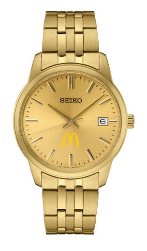 Seiko McDonald's Men's Essential Gold Watch with Gold Dial