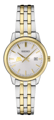 Seiko McDonald's Women's Essential Two-Tone Watch with Silver Dial
